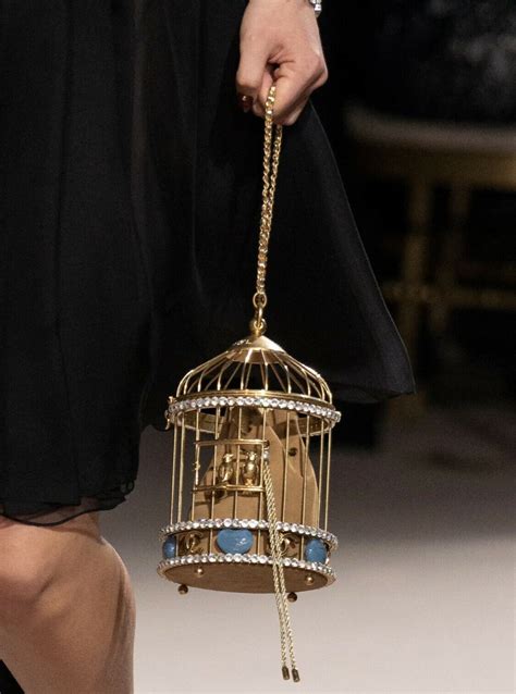 chanel birdcage purse